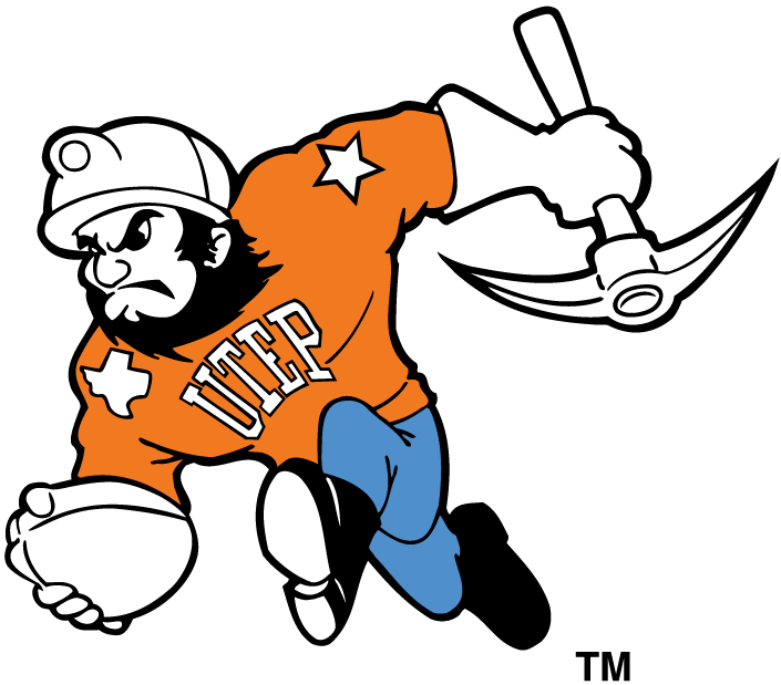 UTEP Miners 1992-2003 Mascot Logo iron on transfers for T-shirts